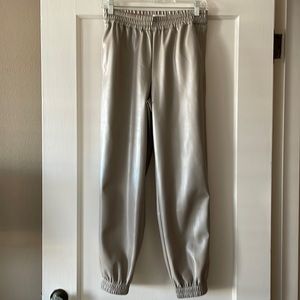 Aritzia Babaton Zedel Faux Leather Jogger